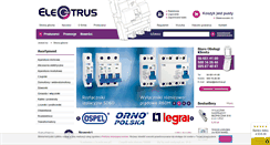 Desktop Screenshot of electrus.pl