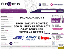 Tablet Screenshot of electrus.pl